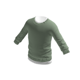 Layered sweatshirt : Sage