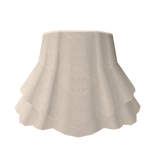🌹🦇 Layered train skirt -  Beige [2.0]