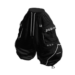 L$ - Balloon Japanese Streetwear Pants (Black)