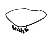 leah black necklace 3.0
