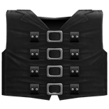 Leather Buckle Hunter Vest - Black [1.0]