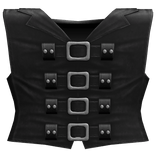 Leather Buckle Vest - Black [1.0 Girl Torso]