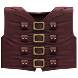 Leather Buckle Vest - Burgund [1.0]