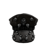 Leather Punk Brown Beret