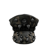  Leather Punk Camo Beret