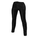 Leather Skinny Pants Black
