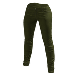 Leather Skinny Pants Green