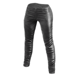 Leather Skinny Pants Liquid Metal
