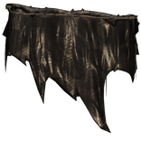 Leather Snake Print Waist Drape Brown