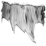 Leather Vintage Waist Drape White