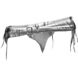 Leather Vkei White Vintage Waist Belt