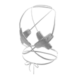 Leather X Crop - Black