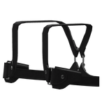 Leather X Stray Shoulder Holster Black