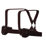 Leather X Stray Shoulder Holster Red