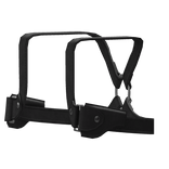 Leather X Stray Shoulder Holster White