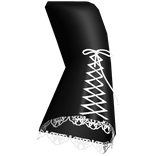 (Left) 3.0 R6 Lace Sleeves Black White