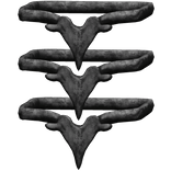 Left Arm Black Bone Bangle