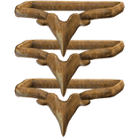 Left Arm Gold Bone Bangle