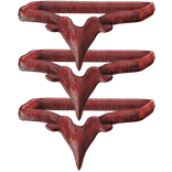 Left Arm Red Bone Bangle