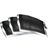 [LEFT] Black & Silver Samurai Warrior Pauldrons