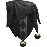 LEFT Black Jester Shoulder Scarf
