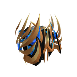 Left Crimson Talons Pauldron (Aqua)