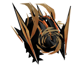 Left Doom Piercer Pauldron (Flame)