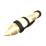 Left Gold Plated Shoulder Rocket Cannon