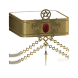 Left Golden Arcane Oath Bracelet