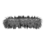 Left Grey Fur Cuff [R6]