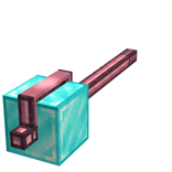 Left Holdable Diamond Block Staff [Hand]