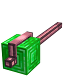Left Holdable Emerald Block Staff