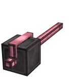 Left Holdable Hell Steel Nether Block Staff