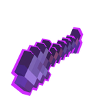 Left Holdable HellSteel 8 Bit Enchat Nether Shovel