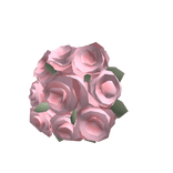 (Left) Holdable Pink Flower Bouquet