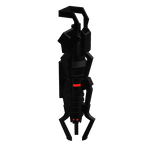 Left Holdable Titan Blaster ( Dark )