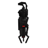 Left Holdable Titan Blaster ( Dark Metal )