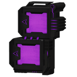 Left PC TITAN Cyber Shoulders (Purple)