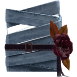 LEFT Shoulder Bandage - Blue Rose Wrap