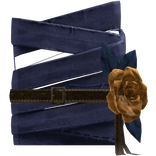 LEFT Shoulder Bandage - Navy Rose Wrap