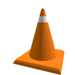 Left Shoulder Cone (Traffic Cone)