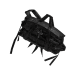 left shoulder duffle bag w/ cross ⭑