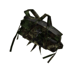 left shoulder duffle bag w/ cross ⭑