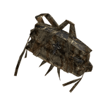 left shoulder duffle bag w/ cross ⭑