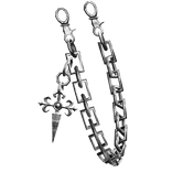 (Left) Silver Chrome Waist Chain