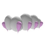 Pink Left Paw w/ Claws (R6)