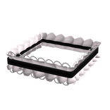 Leg Ruffles Black & White R ♥