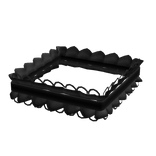 Leg Ruffles Black L ♥