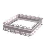 Leg Ruffles White L ♥