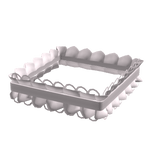 Leg Ruffles White R ♥